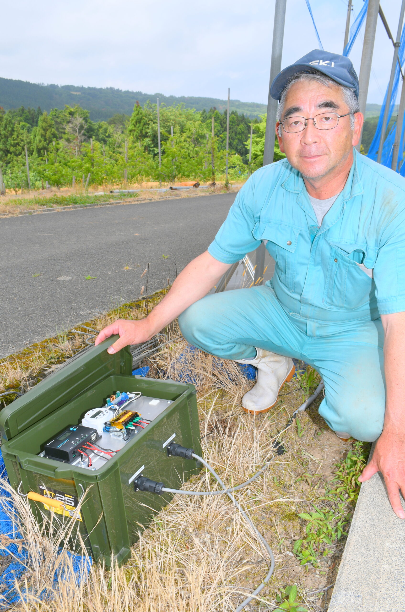 レーザー光線で害獣を撃退　鳥の飛来が激減